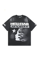 Dark Style: Sports Text Black Shirt