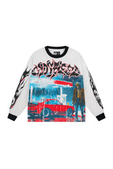 Calm Skeleton Gentleman: Long sleeved shirt