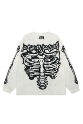 Perspective body long sleeved shirt