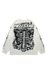 Perspective body long sleeved shirt