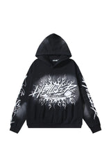 Explosive badge hoodie