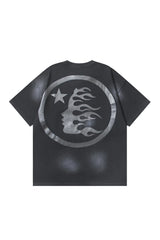 Dark Series Black Grey Classic Badge Black T-shirt