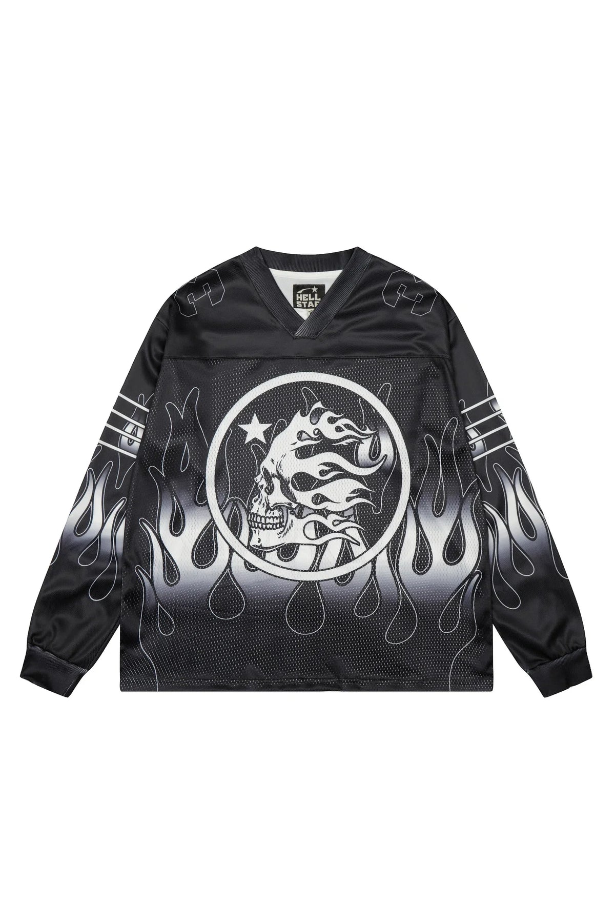 Skeleton 33 sport mesh long sleeved shirt