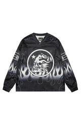 Skeleton 33 sport mesh long sleeved shirt
